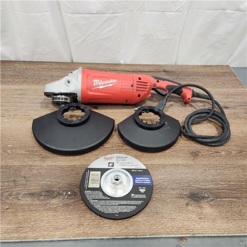 AS-IS Milwaukee 6088-30 - 9  120V 15A Corded Angle Grinder with Lock-on