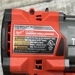 AS-IS Milwaukee M18 FUEL 18V Lithium-Ion Brushless Cordless Hammer Drill and Impact Driver Combo Kit (2-Tool) with 2 Batteries