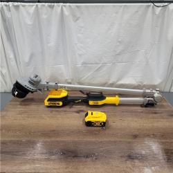 AS-IS DeWalt 20V MAX 14 in. Brushless Cordless Battery Powered Foldable String Trimmer Kit with (1) 5 Ah Battery & Charger