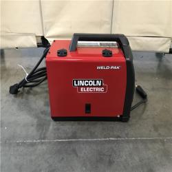 California AS-IS Lincoln Electric 180 Amp Weld-Pak 180i Multi-Process Stick/MIG/Flux-Core/TIG, 120V or 230V Aluminum Welder with Spool Gun