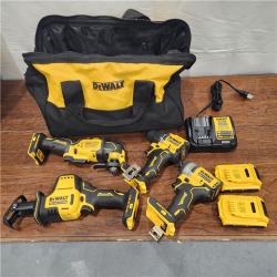 AS-IS DEWALT 20V MAX* XR 4-Tool Combo Kit