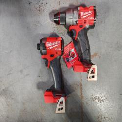 HOUSTON LOCATION - AS-IS (APPEARS LIKE NEW) Milwaukee M18 FUEL 18V Lithium-Ion Brushless Cordless Hammer Drill and Impact Driver Combo Kit (2-Tool) with 2 Batteries