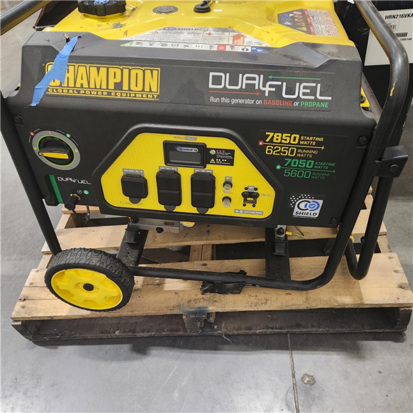 Dallas Location - As-Is Champion Power Equipment 7850/6250-Watt Gasoline Portable Generator