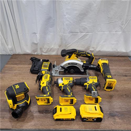 AS-IS Dewalt 20-Volt MAX ToughSystem Lithium-Ion 6-Tool Cordless Combo Kit