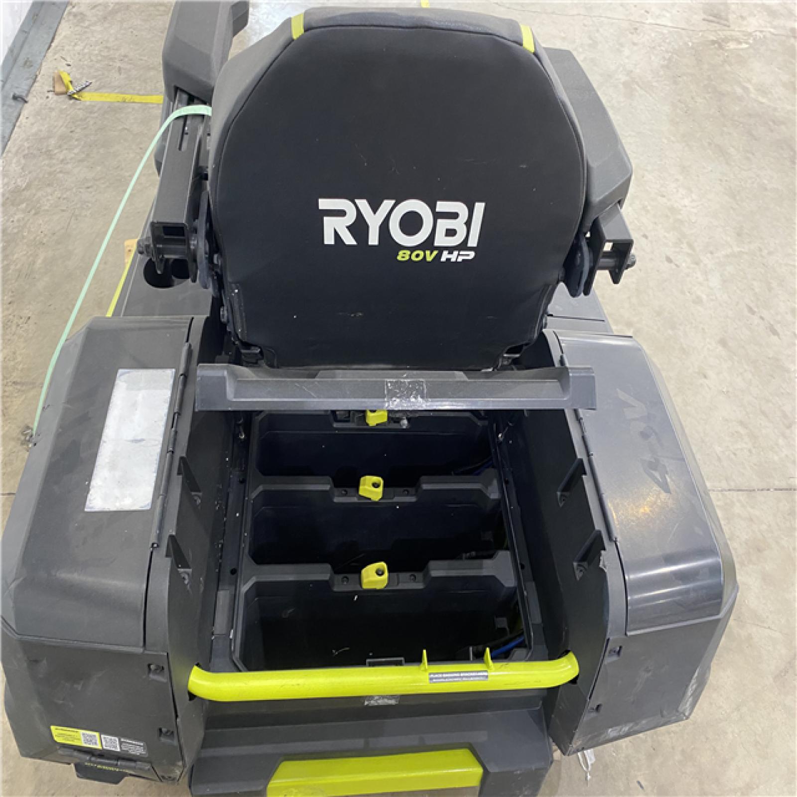 Houston Location - AS-IS Ryobi 80V Brushless Electric Zero Turn Riding Mower