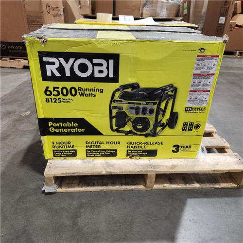 Dallas Location - As-Is RYOBI 6500-Watt Gasoline Portable Generator