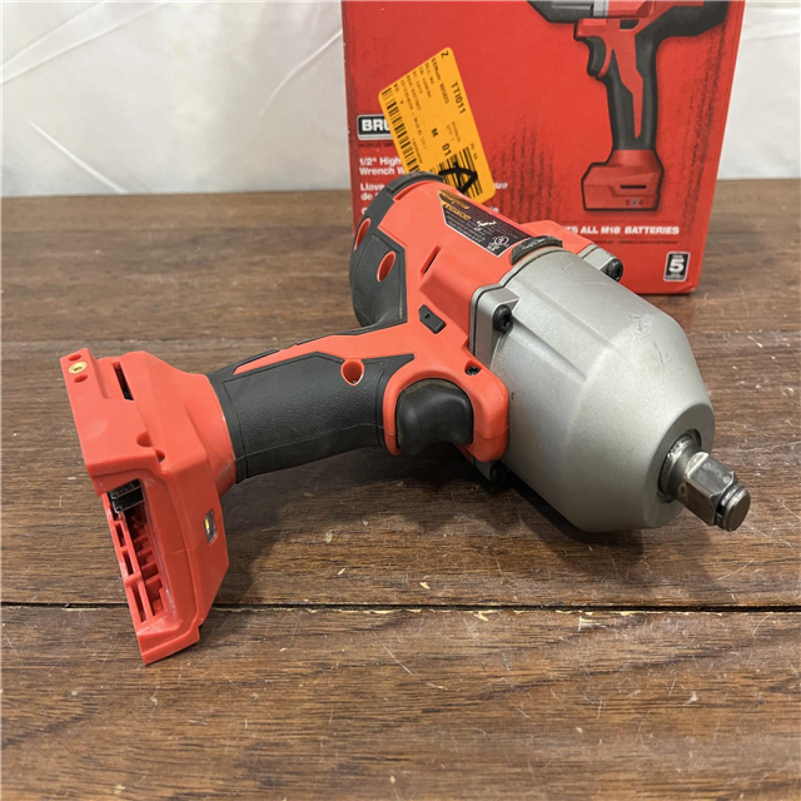 AS-ISMilwaukee 2666-20 M18 18-Volt Lithium-Ion Brushless 1/2 in. High Torque Impact Wrench with Friction Ring (Tool-Only)