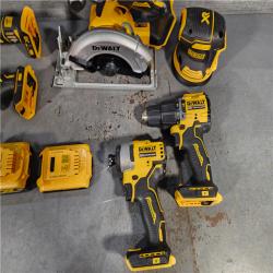 HOUSTON LOCATION - AS-IS Dewalt 20-Volt MAX ToughSystem Lithium-Ion 6-Tool Cordless Combo Kit