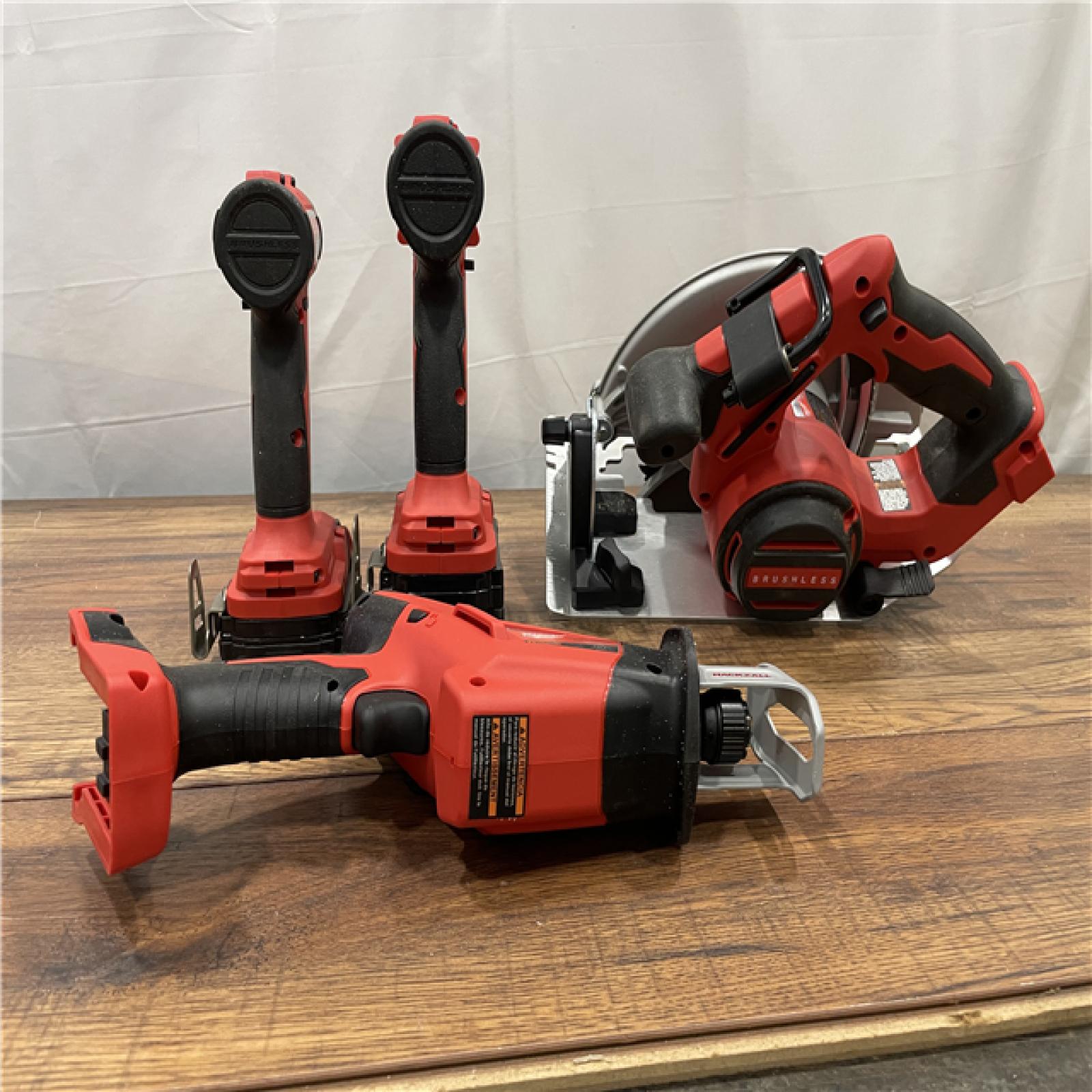 AS-IS Milwaukee M 8 18-Volt Lithium-Ion Brushless Cordless Combo Kit (4-Tool)