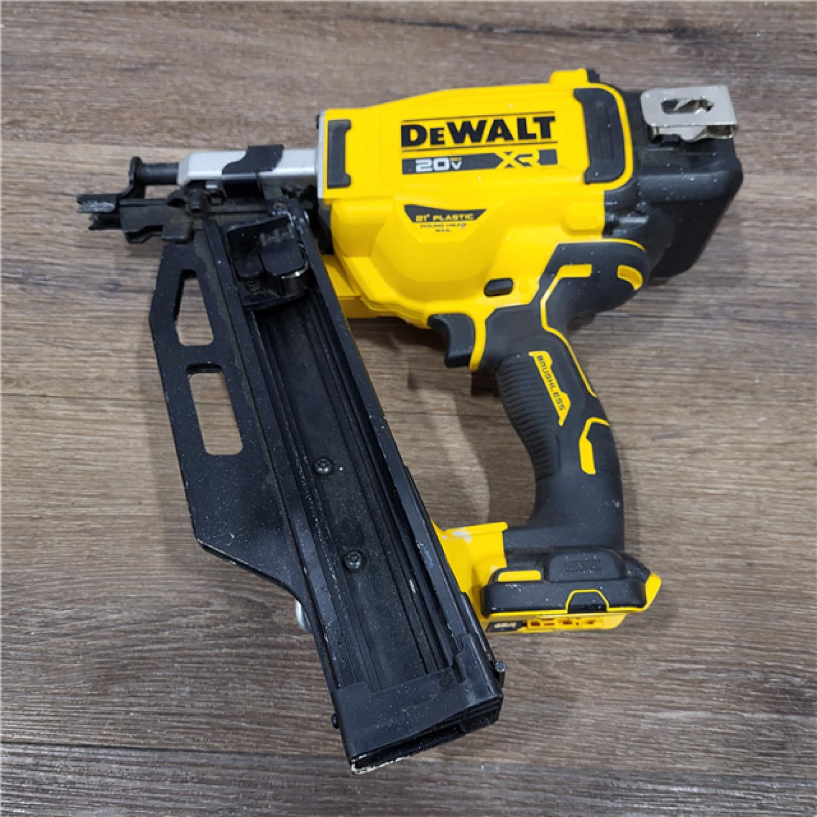 AS-IS DEWALT 20-Volt 21Â° Cordless Framing Nailer (Tool-Only)