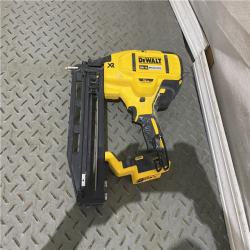 Houston location AS-IS DEWALT 20V MAX XR 16-Gauge Lithium-Ion Cordless Finish Nailer (Tool Only)