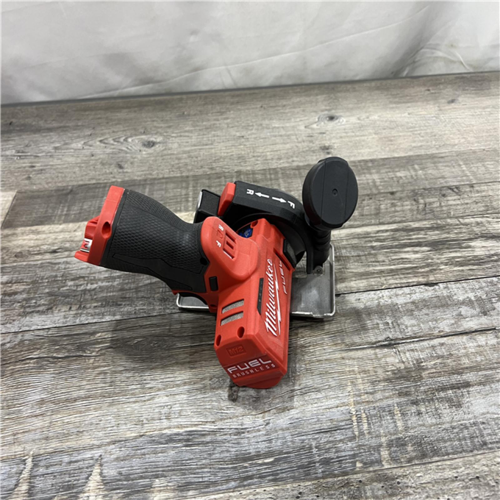 AS-IS MILWAUKEE M12 FUEL 12V Lithium-Ion Brushless Cordless 3 in. Cut Off Saw (Tool-Only)