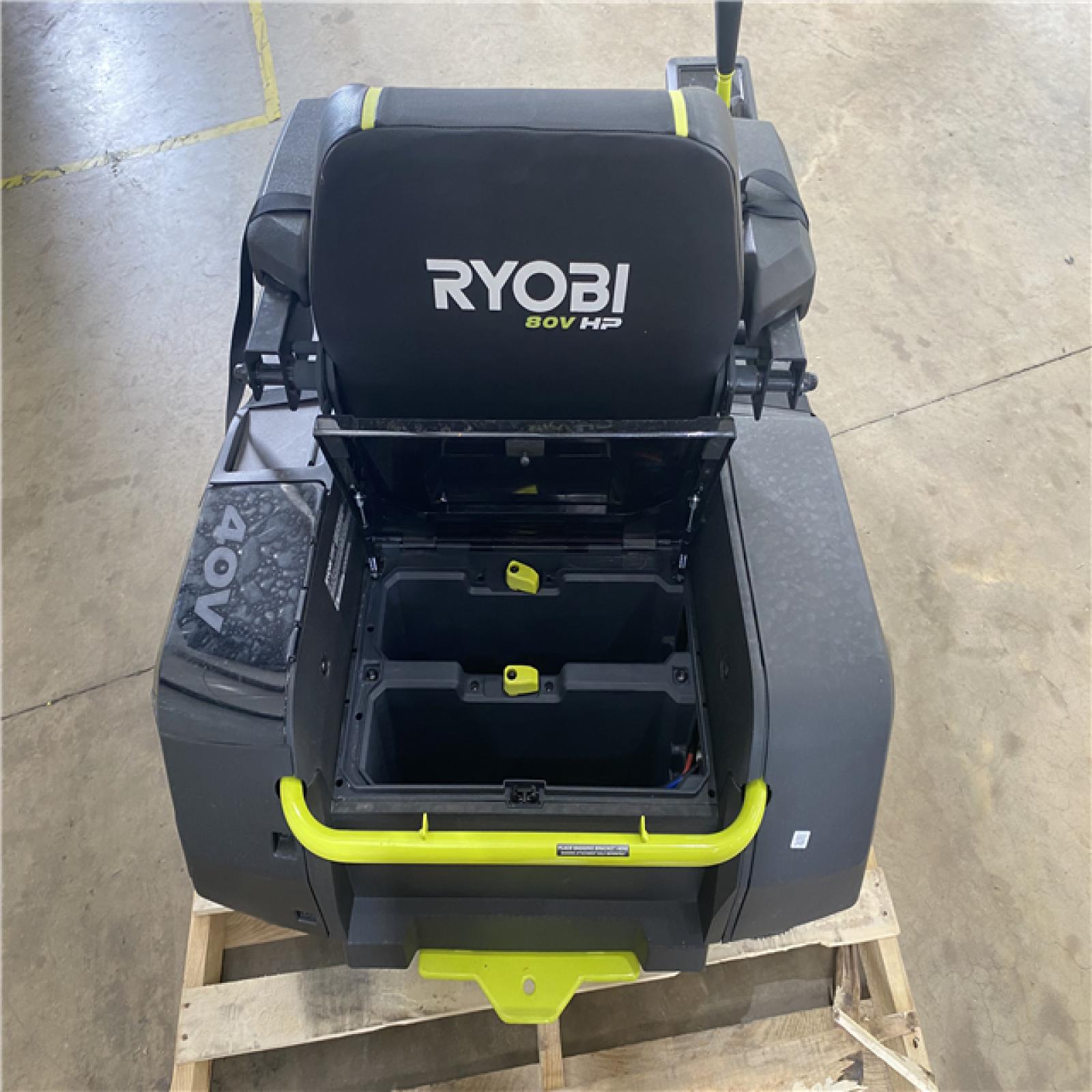 Houston Location - AS-IS Ryobi 80V Brushless Electric Zero Turn Riding Mower