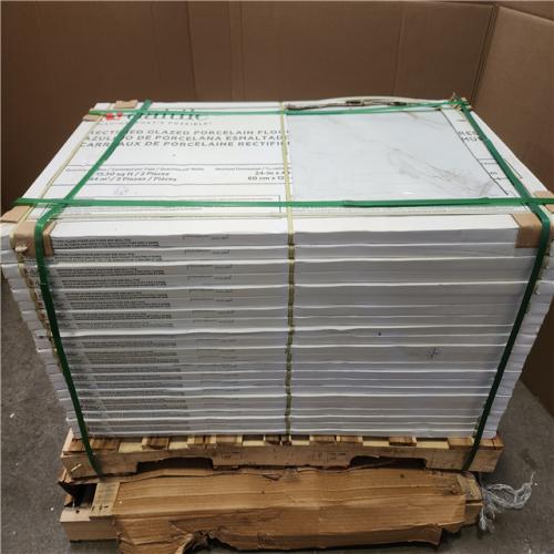 Pnoenix NEW Daltile Kesler Marble Avorio 24 in. x 48 in. Polished Porcelain Floor and Wall Tile (341 sq. ft./22 case)