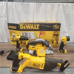 AS IS DEWALT 20V MAX 4 Tool Combo Kit