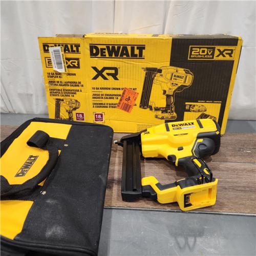 In Box DEWALT DCN681D1 20V 18Ga Stapler Kit