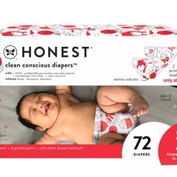 DALLAS LOCATION - The Honest Company Clean Conscious Disposable Diapers # 2 - (135 UNITS)