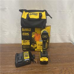 AS-IS DEWALT ATOMIC 20V MAX Lithium-Ion Cordless 1/4 in. Brushless Impact Driver Kit, 5 Ah Battery, Charger, and Bag