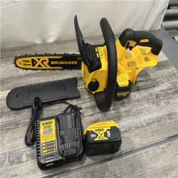 AS-IS DEWALT 20V MAX Brushless Cordless 12in. Chainsaw Kit