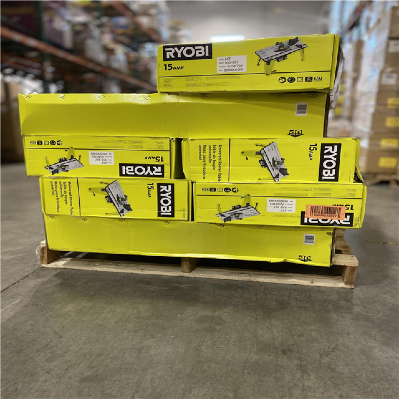 DALLAS LOCATION - RYOBI Universal Router Table - PALLET  (  14 UNITS )