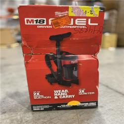 AS-IS - Milwaukee M18 FUEL 18-Volt Lithium-Ion Brushless 1 Gal. Cordless 3-in-1 Backpack Vacuum (Vacuum-Only)