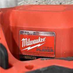 AS-IS Milwaukee M18 18-Volt Lithium-Ion Cordless 3-1/4 in. Planer (Tool-Only)