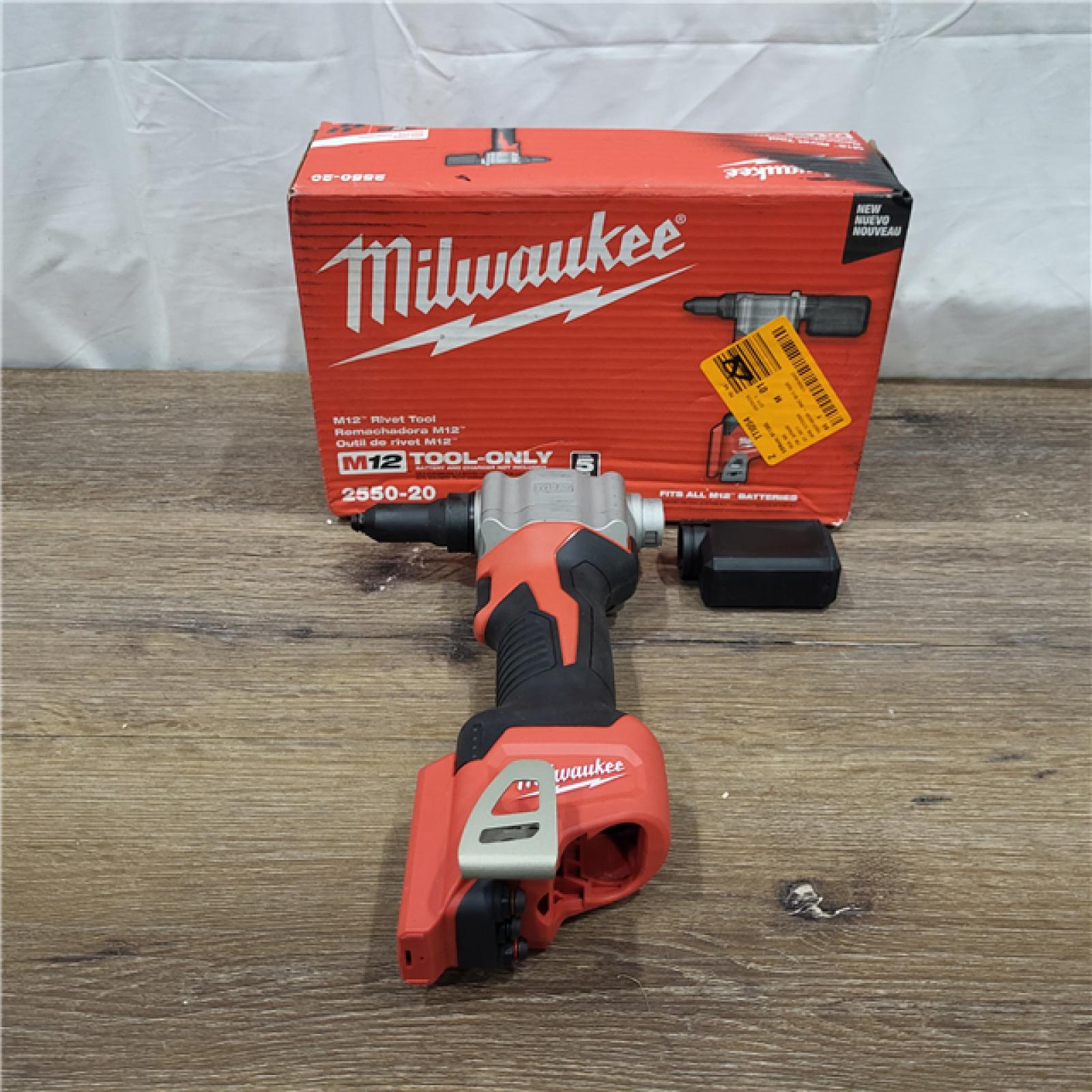 AS-IS M12 12-Volt Lithium-Ion Cordless Rivet Tool (Tool-Only)