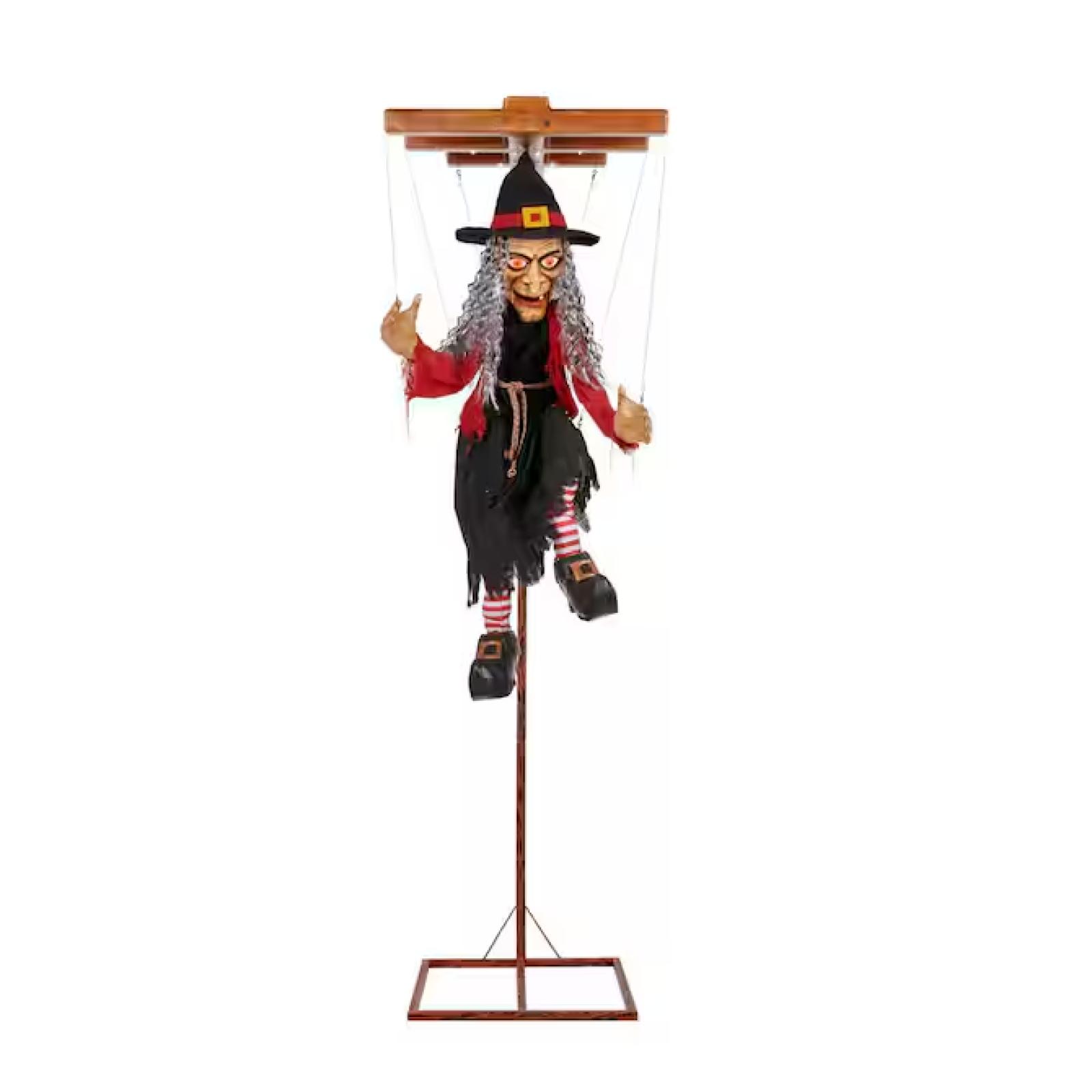 DALLAS LOCATION - Home Accents Holiday 6 ft. Animated LED Marionette Witch