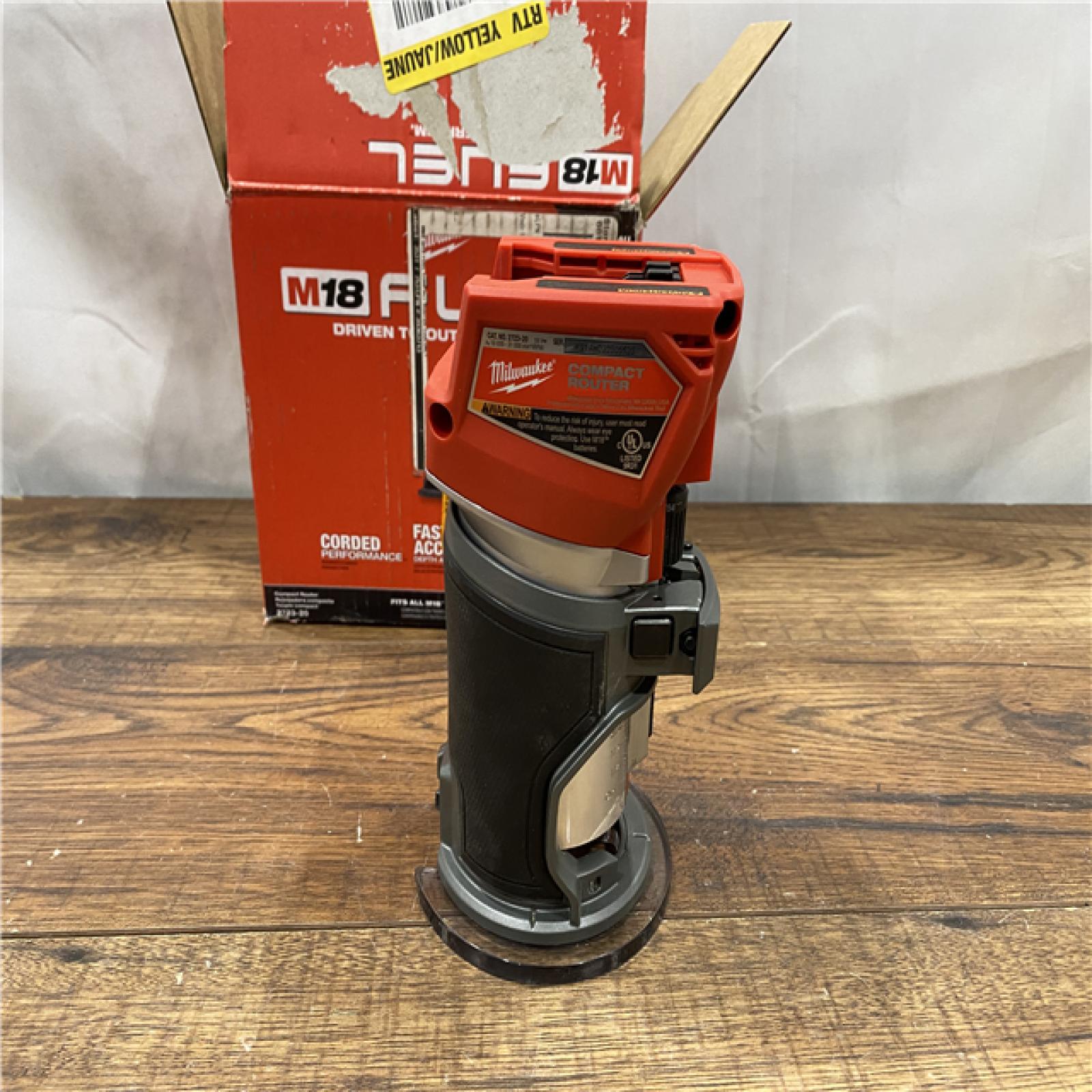 AS IS Milwaukee M18 FUEL Compact Router Bare