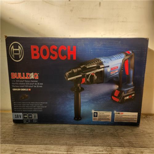 Phoenix Location NEW Bosch 18V 1 SDS-Plus Bulldog Brushless D-Handle Rotary Hammer Kit W/ 8.0 Ah Core 18V Battery