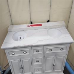 California AS-IS Home Decorators Collection White BathroomVanity