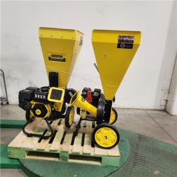 Dallas Location - As-Is Champion Power Equipment 3 in. Dia 224 ccWood Chipper Shredder(Lot Of 2)