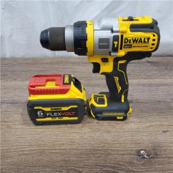 AS-IS Dewalt FLEXVOLT 20 Volt 1/2 in. Brushless Cordless Hammer Drill/Driver Kit (Battery & Charger)