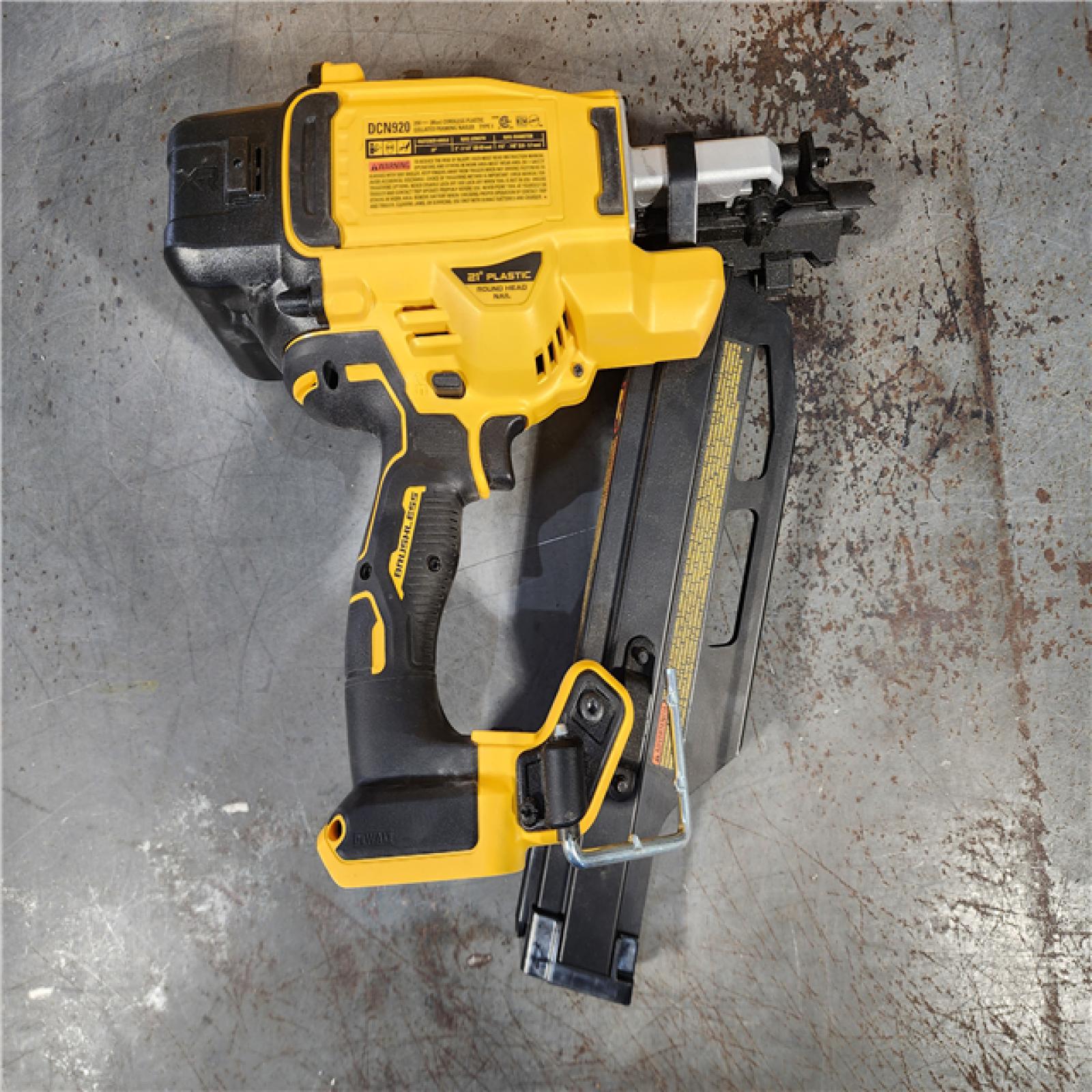 HOUSTON LOCATION - AS-IS DEWALT 20-Volt 21Â° Cordless Framing Nailer (Tool-Only)