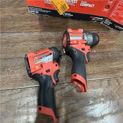 AS-ISMilwaukee 3497-22 12V Brushless Hammer Drill and Impact Driver Combo Kit