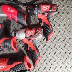 HOUSTON LOCATION - AS-IS Milwaukee 5 Tool Combo Kit W/ (2) Battery & Charger