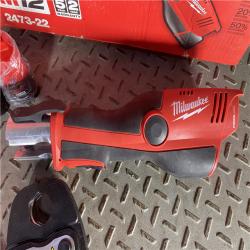 HOUSTON LOCATION - AS -IS Milwaukee M12 Force Logic Press Tool 1/2 in. to 1 in. Kit