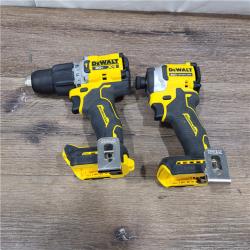 AS-IS DEWALT ATOMIC 20-Volt MAX Lithium-Ion Cordless Combo Kit (2-Tool) with (2) 2.0Ah Batteries, Charger and Bag