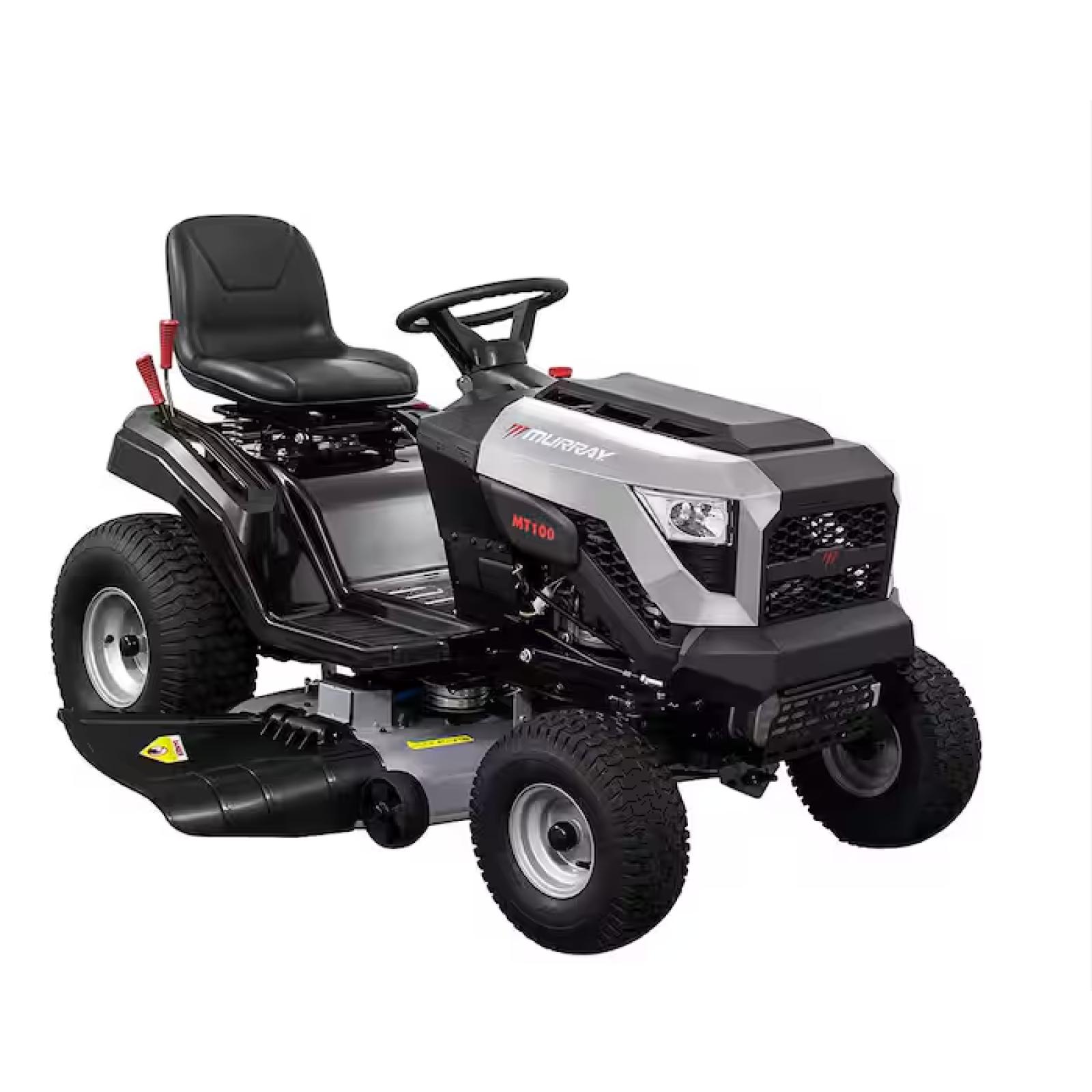 DALLAS LOCATION- Murray MT100 42 in. 13.5 HP 500cc E1350 Series Briggs and Stratton Engine 6-Speed Manual Gas Riding Lawn Tractor Mower