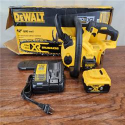 AS-IS DeWalt 20V Max Brushless Cordless 12in. Chainsaw Kit