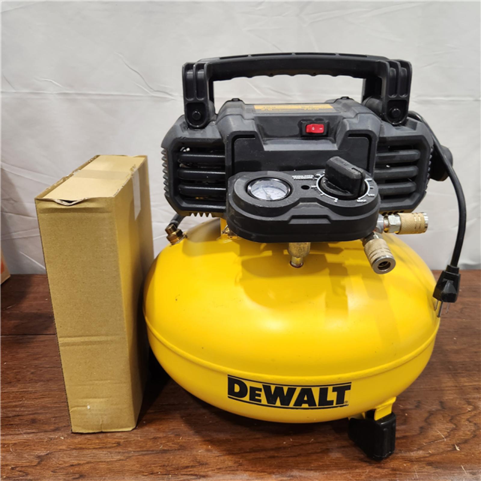 AS-IS 6 Gal. 18-Gauge Brad Nailer and Heavy-Duty Pancake Electric Air Compressor Combo Kit