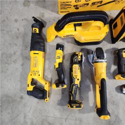 HOUSTON LOCATION - AS-IS (APPEARS LIKE NEW) DEWALT 20-Volt Max Lithium-Ion 10-Tool Cordless Combo Kit with Two 2.0 Ah Batteries, Charger and 2 Bags