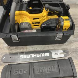 AS-IS DeWalt FLEXVOLT 60V MAX 20 in. Brushless Cordless Chainsaw Kit w/ Case