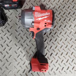 HOUSTON LOCATION - AS-IS Milwaukee M18 FUEL 1/2 High Torque Impact Wrench with Friction Ring Kit