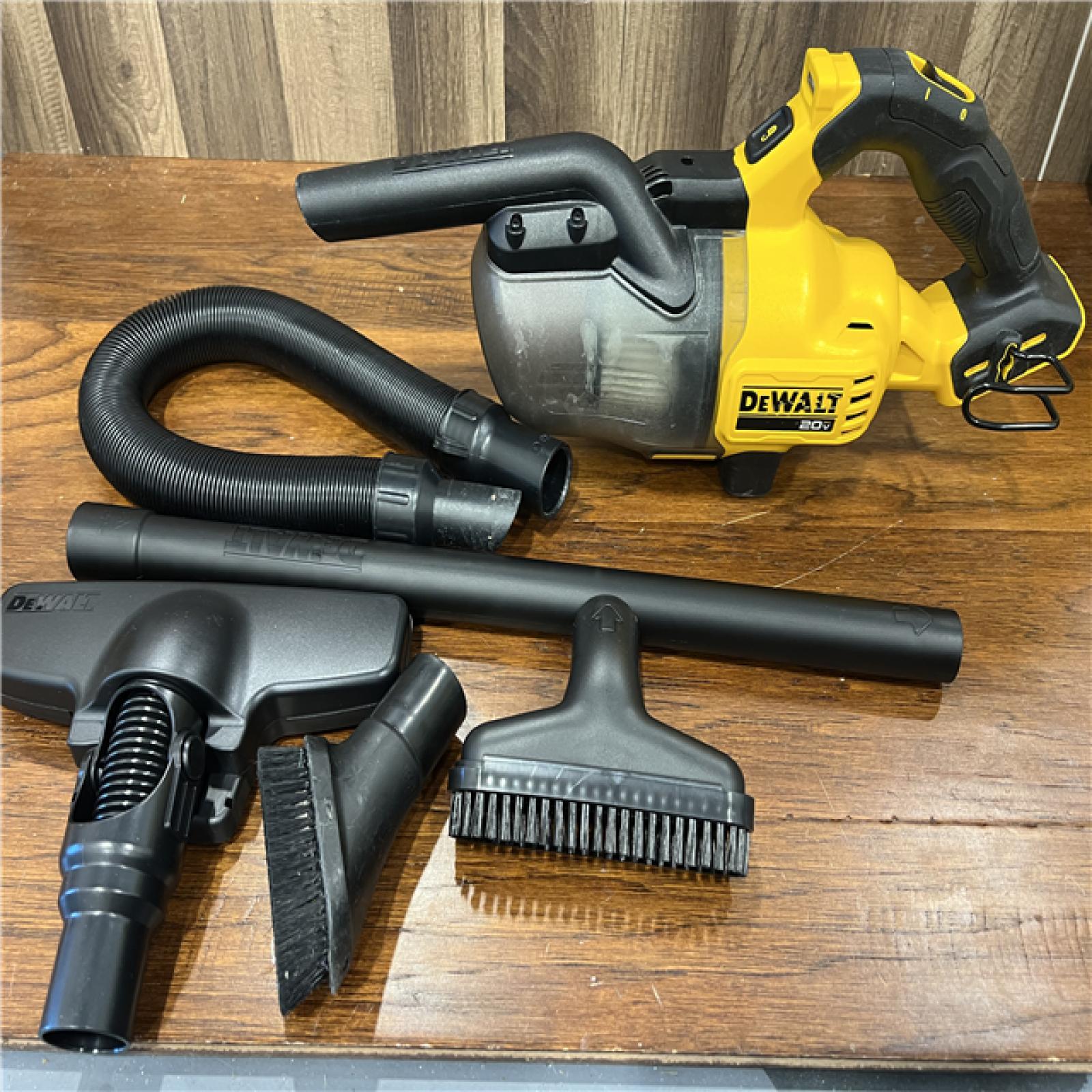 AS-IS DEWALT 20V Lithium-Ion Cordless Dry Hand Vacuum kit  (Tool Only)