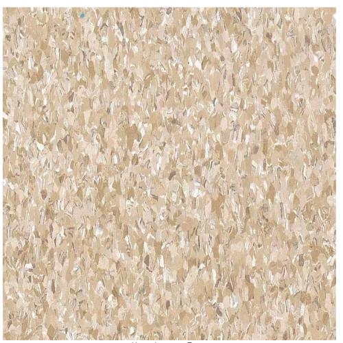 DALLAS LOCATION - Armstrong Flooring Imperial Texture VCT 12 in. x 12 in. Cottage Tan Standard Excelon Commercial Vinyl Tile (45 sq. ft. / case)   PALLET   ( 35 ) UNITS