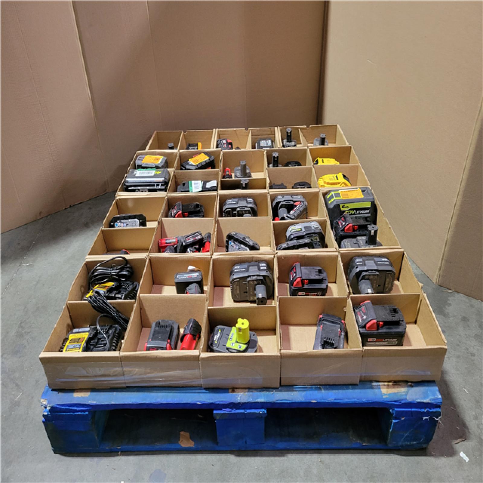 CALIFORNIA AS-IS BATTERY PALLET