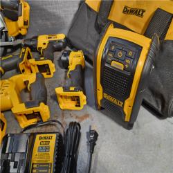 HOUSTON LOCATION - AS-IS DEWALT 9 TOOL COMBO KIT W/ (2) BATTERY & CHARGER