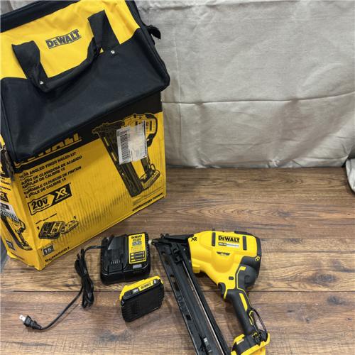 AS-IS DEWALT 20V MAX XR 15 Ga. Cordless 34 Deg Nailer 20 V