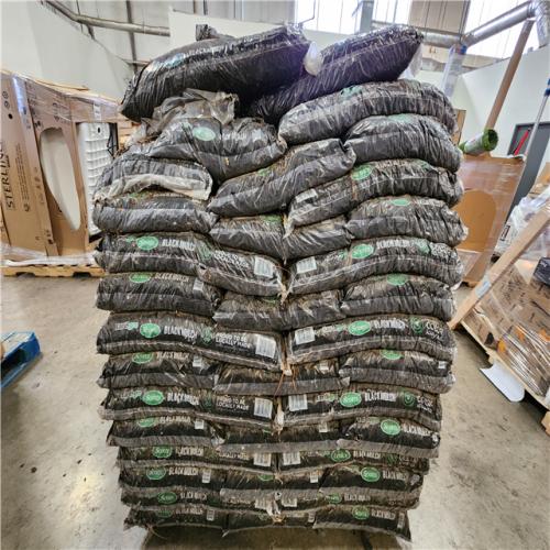 Phoenix Location Earthgro 1.5 cu. ft. Black Wood Shredded Bagged Mulch 79 Bags